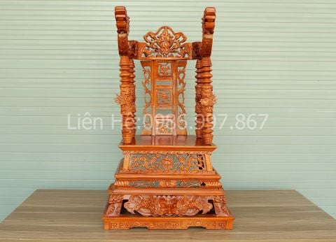 Ngai thờ KT N52S39C82 - Gỗ mít/dổi