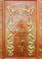 Cửu Huyền Thất Tổ Gỗ Kích Thước 98*68*4 Cm Gỗ Hương Đá