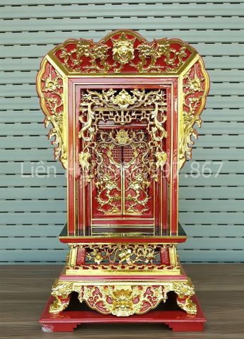 Khám thờ KT N52S39C82 - Gỗ mít/dổi