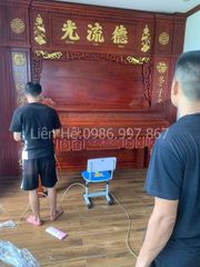 Combo Bàn Thờ Đứng Gỗ Hương Đỏ Kích Thước N217*S107*C117