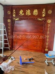 Combo Bàn Thờ Đứng Gỗ Hương Đỏ Kích Thước N217*S107*C117