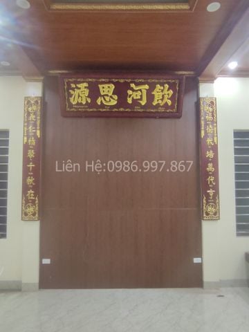 Hoành Phi Câu Đối Gỗ Gụ Kích Thước ngang 197 cao 67cm- Khung dày 6cm, ván 3cm- Câu đối 197 ngang 28cm dày 4cm