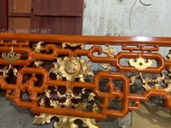 Cửa Võng Đục Truyện Gỗ Hương Đỏ