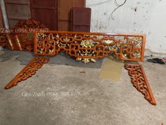 Cửa Võng Đục Truyện Gỗ Hương Đỏ