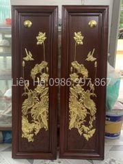 Cửu Huyền Thất Tổ Gỗ Kích Thước 184*128 Cm Gỗ Gõ Đỏ Màu Giả Cổ