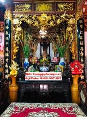 Cửa Võng Đục Mai Điểu Gỗ Gụ - Mẫu 3