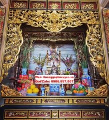 Cửa Võng Đục Mai Điểu Gỗ Gụ - Mẫu 3