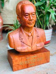 Tượng Danh Nhân - Tượng Gỗ Bác Giáp cao 40cm