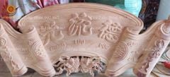 Cuốn Thư Nguyên Khối Gỗ Gõ Kích Thước 127*48*4