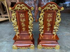 Bài Vị Gia Tiên -Gỗ hương Cao 48cm