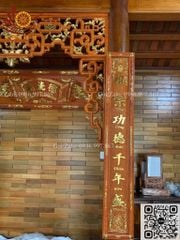 Cửa Võng Đục Truyện Gỗ Hương Đỏ Mẫu 2