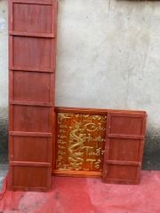 Bộ Tranh Cửu Huyền Thất Tổ  Kích Thước153*127*4 Cm Gỗ Hương Đỏ