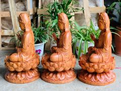 Tượng Phật - Quan Âm Cao 50 Gỗ Hương Đá