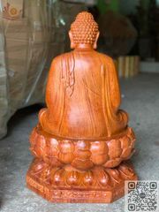 Tượng Phật - Thích Ca Mâu Ni Cao 50 ( Gỗ Hương Đá)