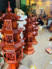 Phụ Kiện- Đèn Thờ Hương Đá Kích Thước 137*50*50