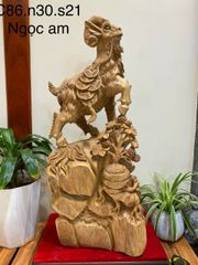 Tượng Linh Vật - Nhất Dương Cao 86cm - Gỗ Ngọc Am