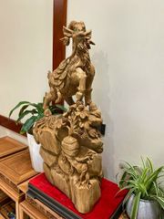 Tượng Linh Vật - Nhất Dương Cao 86cm - Gỗ Ngọc Am