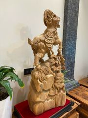 Tượng Linh Vật - Nhất Dương Cao 86cm - Gỗ Ngọc Am