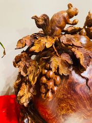 Tượng Phong Thuỷ - Bình nu sóc Cao 47 gỗ cẩm