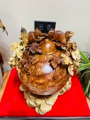 Tượng Phong Thuỷ - Bình nu sóc Cao 38cm, Nu Hương