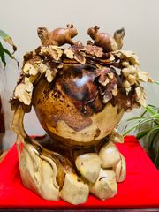 Tượng Phong Thuỷ - Bình nu sóc Cao 38cm, Nu Hương