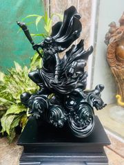Tượng Phật - Đạt Ma Gỗ Mun Sừng Khánh Hòa Cao 62cm