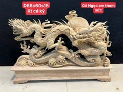 Tượng Linh Vật - Nhất Long Gỗ Ngọc Am Thơm Nức C60D86S15