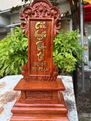 Bài Vị Gia Tiên - Gỗ Hương Đá Cao 48cm