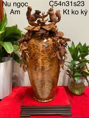 Tượng Phong Thuỷ - Bình nu sóc Cao 54cm, Nu Hương