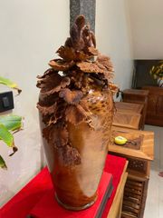 Tượng Phong Thuỷ - Bình nu sóc Cao 54cm, Nu Hương