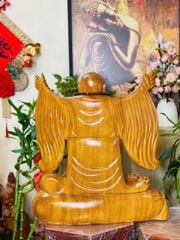 Tượng Phong Thuỷ - Nghênh Hỷ Bốn Phương Kích Thước Cao 56cm, Ngang 55cm, Sâu 15cm