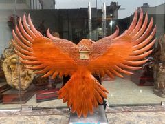 Tượng Linh Vật -  Đại Bàng Treo Tường Gỗ Hương Kích Thước Cao 90cm, Ngang 120cm, Sâu 30cm