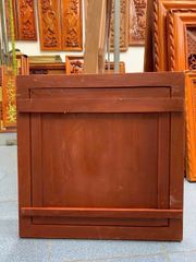 Tranh Chữ -Gỗ Hương Đỏ- Kích Thước 61x61 khung 4 ván 2.5