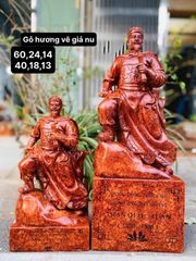 Tượng Danh Nhân -  Tượng Gỗ Trần Quốc Tuấn - Gỗ Hương