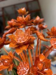 Bình Hoa Sen Gỗ Cẩm Padosa 29 Cành( Bình )
