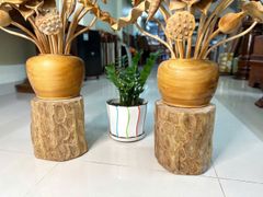 Bình Hoa Sen Gỗ Ngọc Am 21 Bông