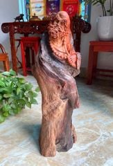 Tượng Phật -  Đạt Ma Gỗ Hương Ta Cao 70cm