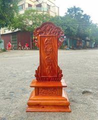 Bài Vị Cửu Huyền Thất Tổ -Gỗ hương Mẫu Đơn Giản