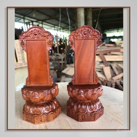 Bài Vị Gia Tiên - Gỗ Mít CaoTừ 16cm-38cm