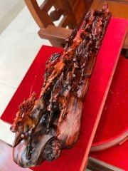 Tượng Linh Vật - Cầu Bát Mã Gỗ Trắc Việt Ngang 55cm