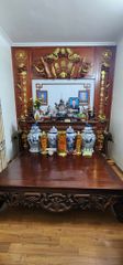 Vách Ngăn Phòng Thờ -  Gỗ Gõ Hương Đỏ, Hương Đá, Gõ Đỏ Tự Nhiên