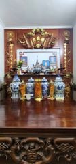 Vách Ngăn Phòng Thờ -  Gỗ Gõ Hương Đỏ, Hương Đá, Gõ Đỏ Tự Nhiên