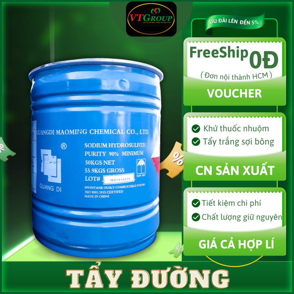Tay duong ( Na2S2O4) phuy 50kg