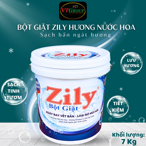 Bot giat huong nuoc hoa Zily xo 9Kg