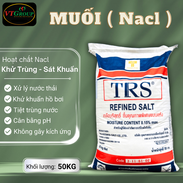Muoi ( Nacl ) bao 50kg