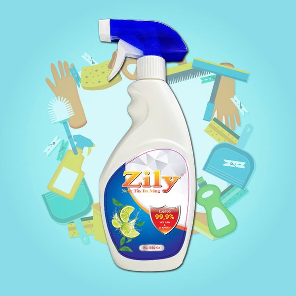 Nuoc tay da nang Zily chai 550g