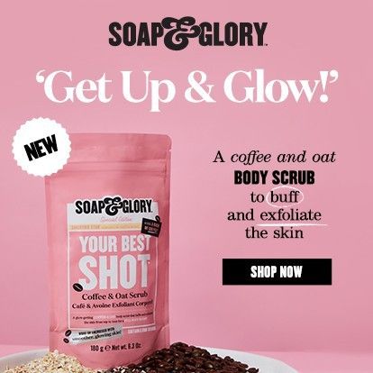 Tẩy da chết body cafe và yến mạch Soap & Glory Your Best Shot Coffee & –  She Store Beauty