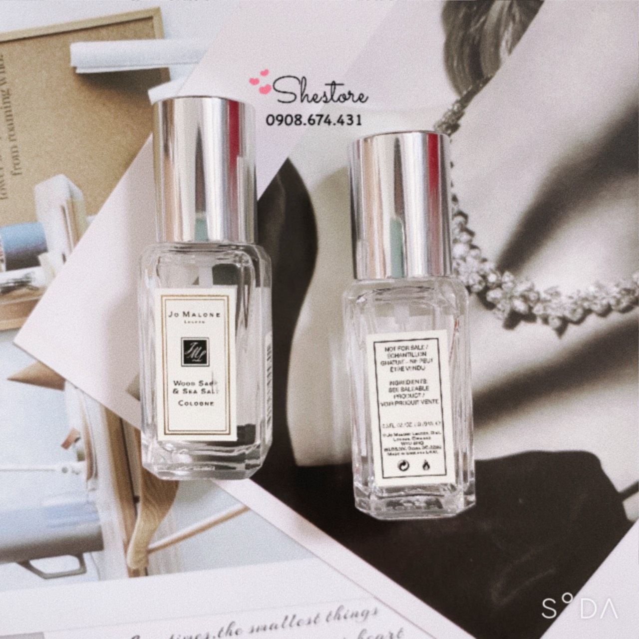 NƯỚC HOA JO MALONE WOOD SAGE SEA SALT COLOGNE 9ML DẠNG XỊT NOBOX