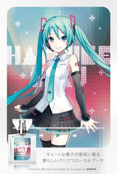 Nước hoa Hatsune Miku Fragrance Series from Primaniacs
