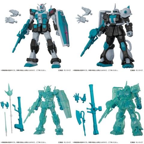 CAPSULE ACTION Hatsune Miku Color Ver 4Pack BOX - Mobile Suit Gundam Vocaloid | Bandai Figure